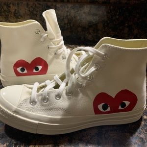 new cdg unisex shoes. Women size 10 Men size 8